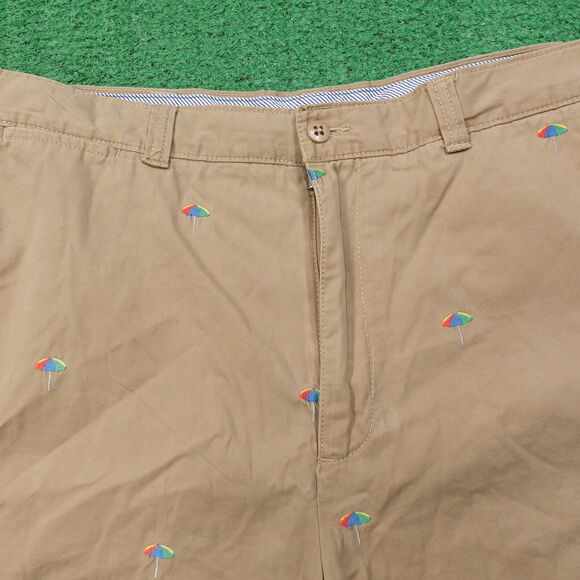 DANIEL CREMIEUX UMBRELLAS BEIGE KHAKI CHINO SHORTS MENS SIZE 38 - Picture 2 of 7